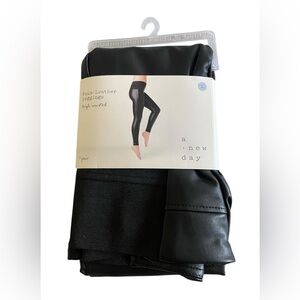 High-Waisted Faux Leather Leggings
